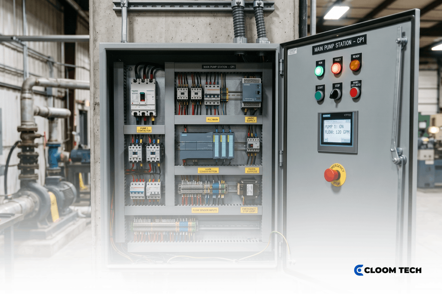 electrical control panel components