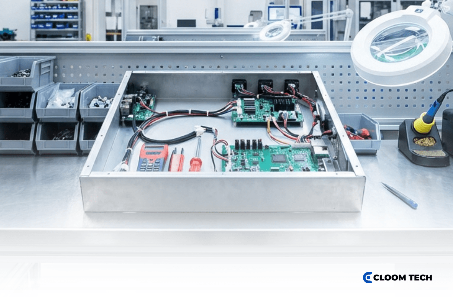 elements included in a box build assembly