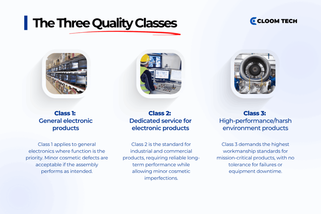 the three quality classes ipc whma a 620