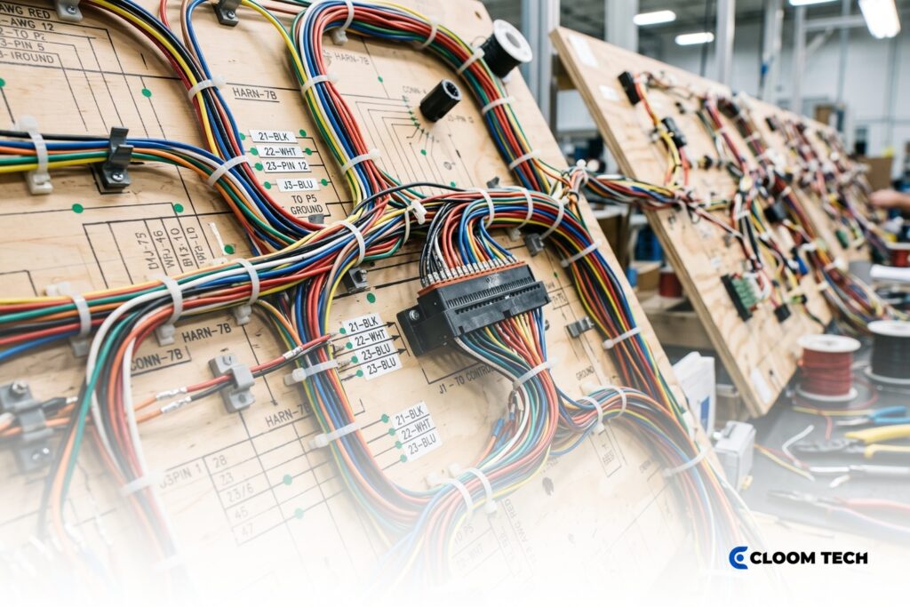what is a wire harness assembly board